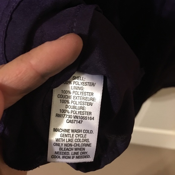 Silk Dark Purple Bridesmaids Dress strapless - Picture 4 of 5